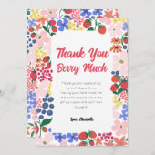 いちご1日のサンキューカード サンキューカード (正面/裏面)