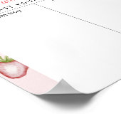 いちご1歳の誕生日パーティー何がベビーになる ポスター (角)