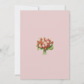 いちご1歳の誕生日パーティー 招待状 (裏面)