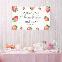 いちご1歳の誕生日 バースデー