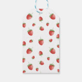 いちご1歳の誕生日 ベリー ファースト ギフトタグ (裏面)