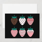 いちご いちご 果物好き 農家の庭 シーズンカード (正面/裏面)