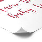 いちご – そのベビー食品の名前 ポスター (角)