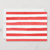 いちご と 夏の花のウェディング セーブザデート (裏面)