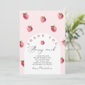 いちご どうもありがとう ベリーマッチ ありがとうカード 招待状 (スタンド正面)