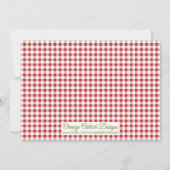 いちご|の写真の誕生日の招待状 招待状 (裏面)