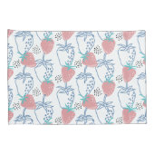 いちごٍの柄 枕カバー (裏面-右)