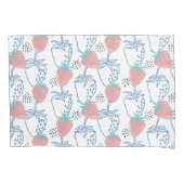 いちごٍの柄 枕カバー (正面左)