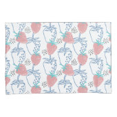 いちごٍの柄 枕カバー (正面右)