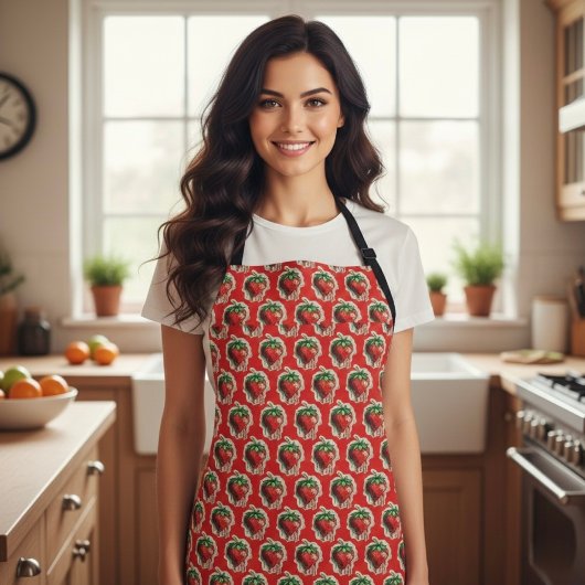 いちご エプロン