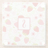 いちご ガラスコースター (裏面)