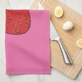 いちご キッチンタオル (四つ折り)