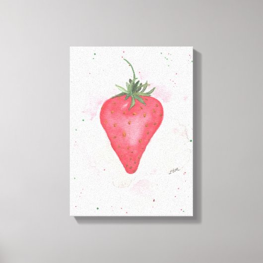 いちご キャンバスプリント (正面)