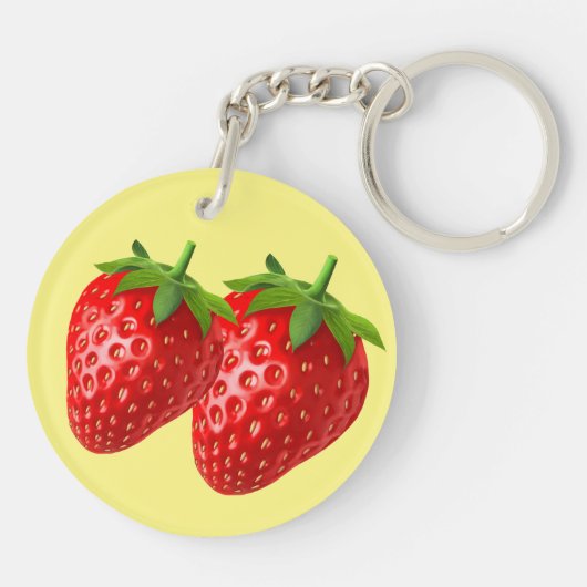 いちご キーホルダー (裏面)