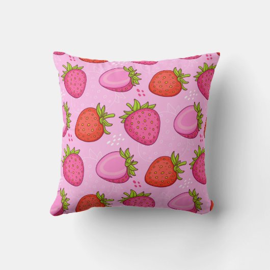 いちご クッション (裏面)