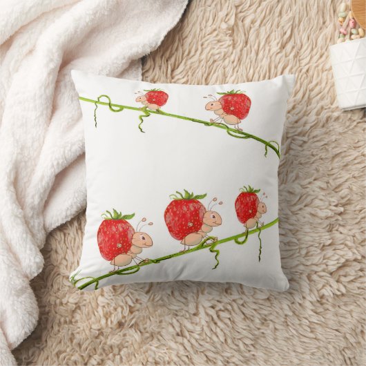 いちご クッション (ブランケット)