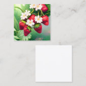 いちご スクエア名刺 (正面/裏面)