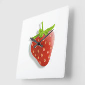 いちご スクエア壁時計 (傾斜)