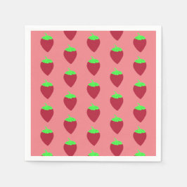 いちご スタンダードカクテルナプキン