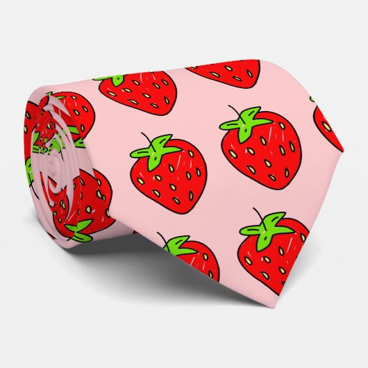 いちご ネクタイ (ロール)