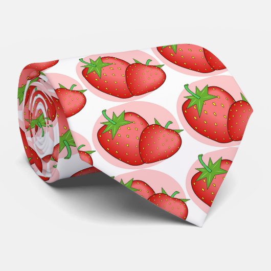 いちご ネクタイ (ロール)
