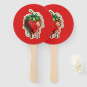 いちご ハンドファン (正面&裏面)