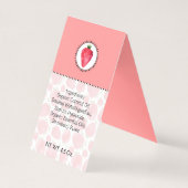 いちご ハンドメイドバス＆ボディ ラベル | タグ (裏面)