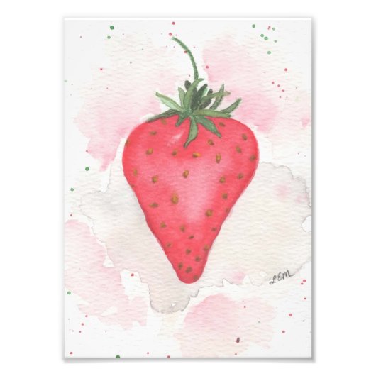 いちご フォトプリント            (正面)