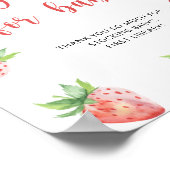 いちご – ベビー用の本 ポスター (角)