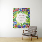 いちご ベリー スイート ベイビー シャワー タペストリー (インサイチュ)