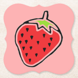 いちご ペーパーコースター