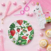 いちご ペーパープレート (パーティー)