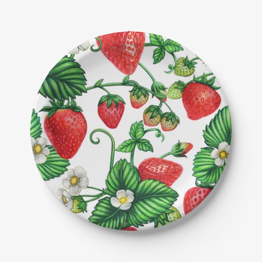 いちご ペーパープレート (正面)