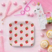 いちご ペーパープレート (パーティー)