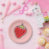 いちご ペーパープレート (パーティー)