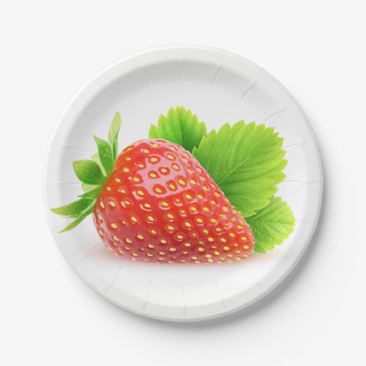 いちご ペーパープレート (正面)