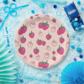 いちご ペーパープレート (パーティー)