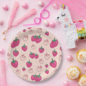 いちご ペーパープレート (パーティー)