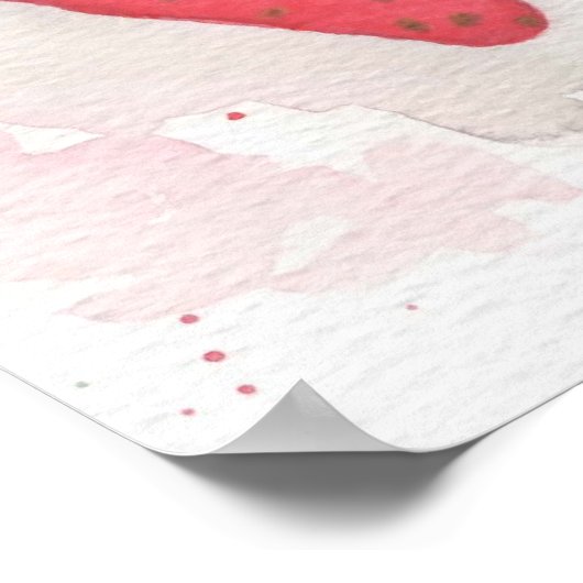 いちご ポスター (角)