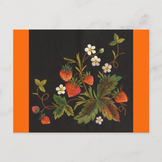 いちご ポストカード (正面)