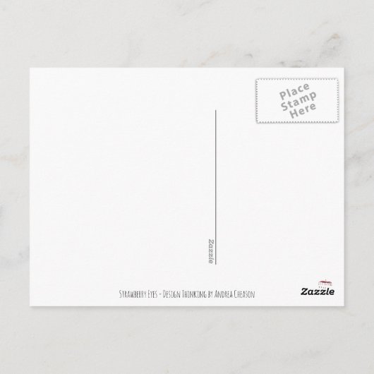 いちご ポストカード (裏面)