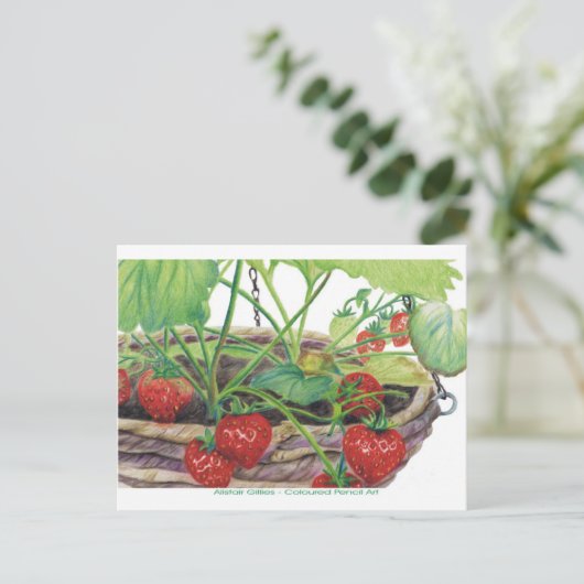 いちご ポストカード (スタンド正面)