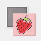 いちご マグネット (正面/裏面)