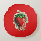 いちご ラウンドクッション (正面)
