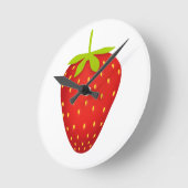 いちご ラウンド壁時計 (傾斜)
