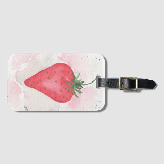 いちご ラゲッジタグ (正面横)