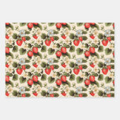 いちご ラッピングペーパーシート (正面3)