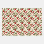 いちご ラッピングペーパーシート (正面2)