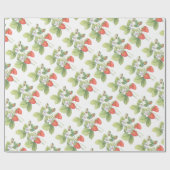 いちご ラッピングペーパー (フラット)