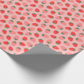 いちご ラッピングペーパー (角)